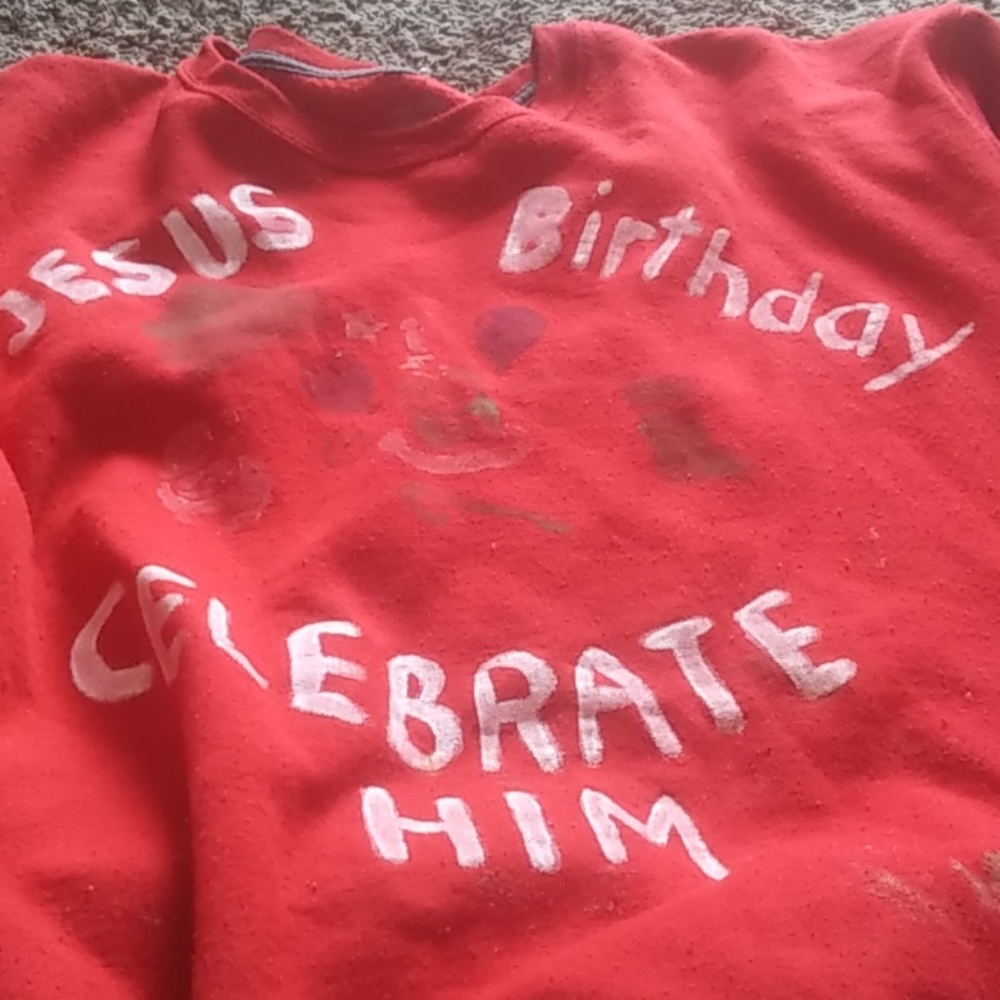 Read sweatshirt